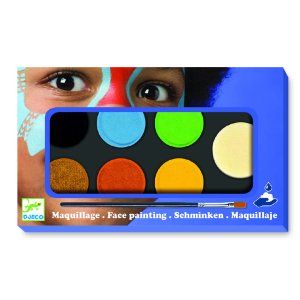 Farby do malowania twarzy, Nature, 6 kolorów - Djeco