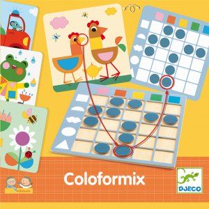 Gra rozpoznawanie kształtów, kolorów, Coloformix - Djeco
