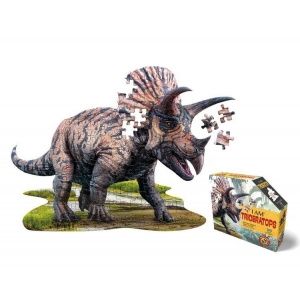 Puzzle konturowe, 100 el., Triceratops - Madd Capp