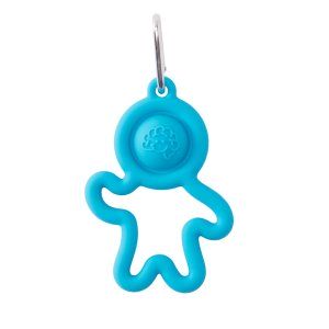 Bąbelki Dimpl, breloczek Liliputek, niebieski - Fat Brain Toys