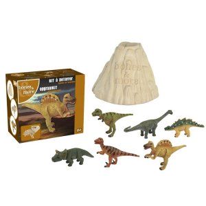 Duża figurka dinozaura - wykopalisko z wulkanu - Bones and More