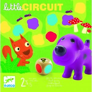 Gra planszowa dla najmłodszych, Little Circuit, zwierzęta - Djeco