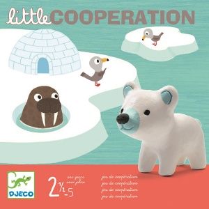 Gra planszowa dla najmłodszych, zwierzaki na Arktyce - Djeco