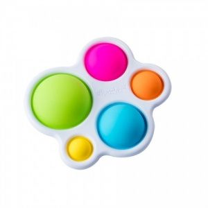 Kolorowe bąbelki Dimpl, zabawka sensoryczna - Fat Brain Toy Co