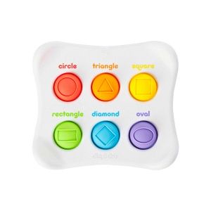 Kolorowe bąbelki z kształtami Dimpl Duet, zabawka sensoryczna - Fat Brain Toys
