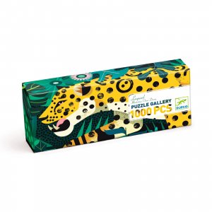 Puzzle panoramiczne, Leopard, 1000 elem. - Djeco,