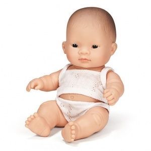 Pachnąca lalka, chłopiec, Azjata, 21 cm - Miniland