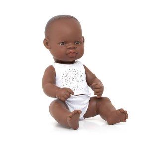 Pachnąca lalka, dziewczynka, Afrykanka, 32 cm - Miniland