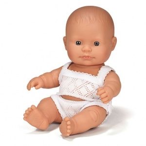 Pachnąca lalka, dziewczynka, Europejka, 21 cm - Miniland