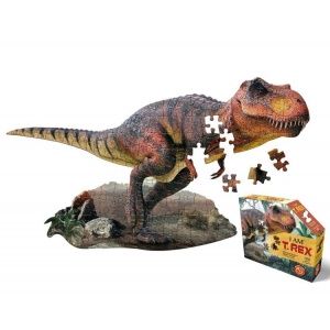 Puzzle konturowe, 100 el., T-Rex - Madd Capp