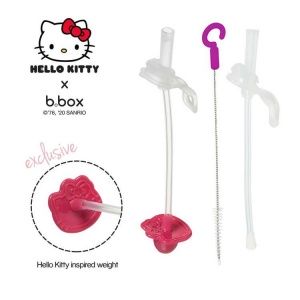 Zapasowe słomki i szczoteczka do bidonu Hello Kitty Pop Star B.box.