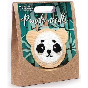 Zestaw kreatywny, punch needle, Panda - Graine Creative