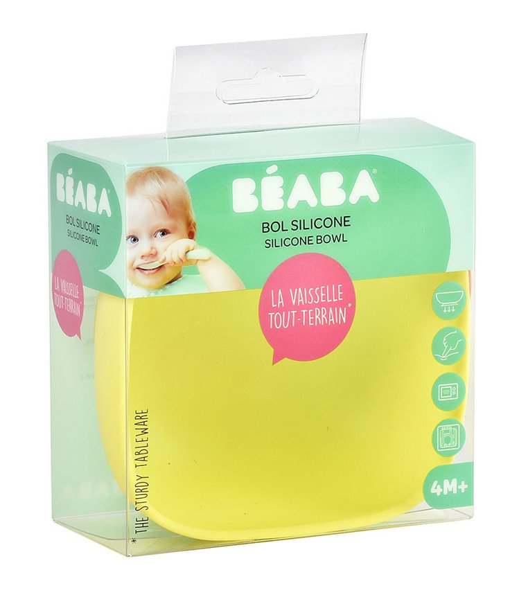 silikonowa miska dla dziecka marki Beaba